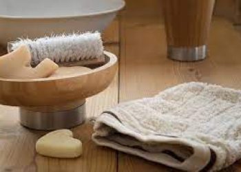 gant de toilette et savon